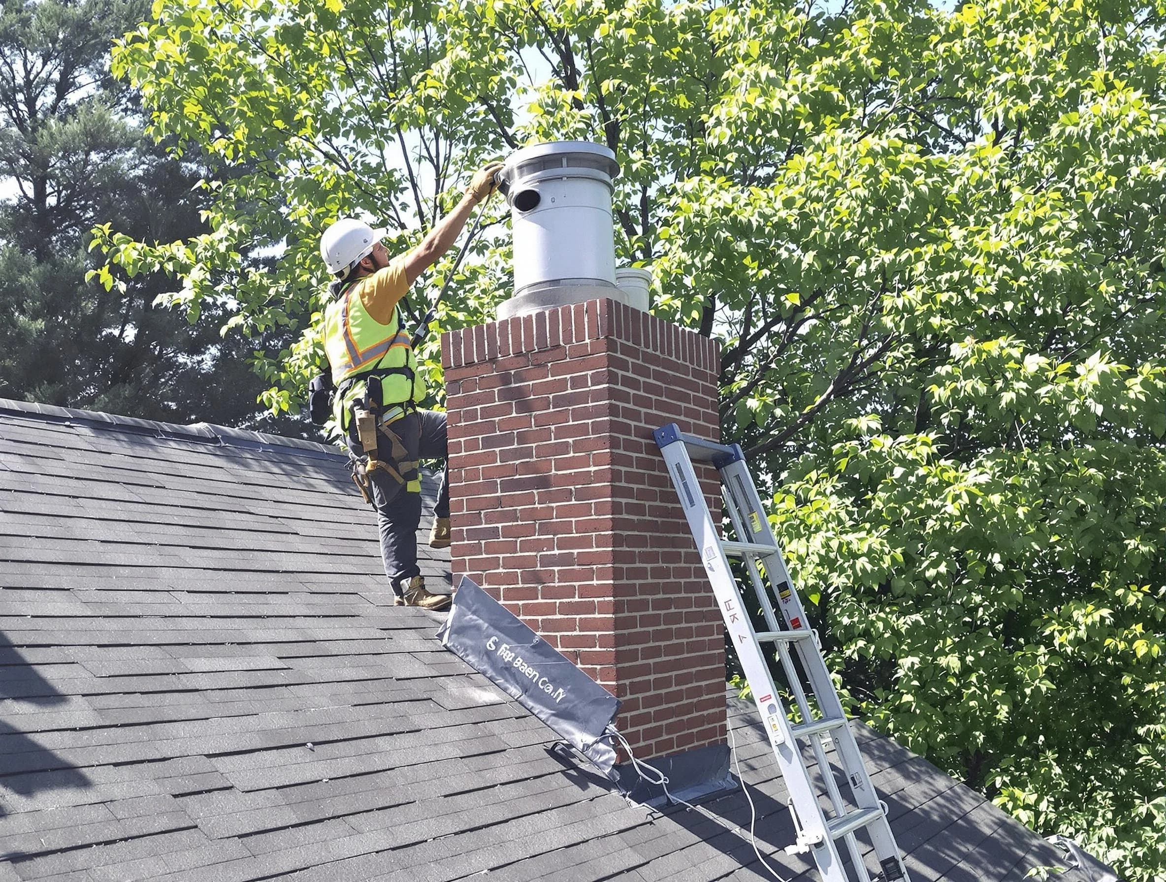 Chimney liner inspection by Highland Chimney Sweep in Highland, UT