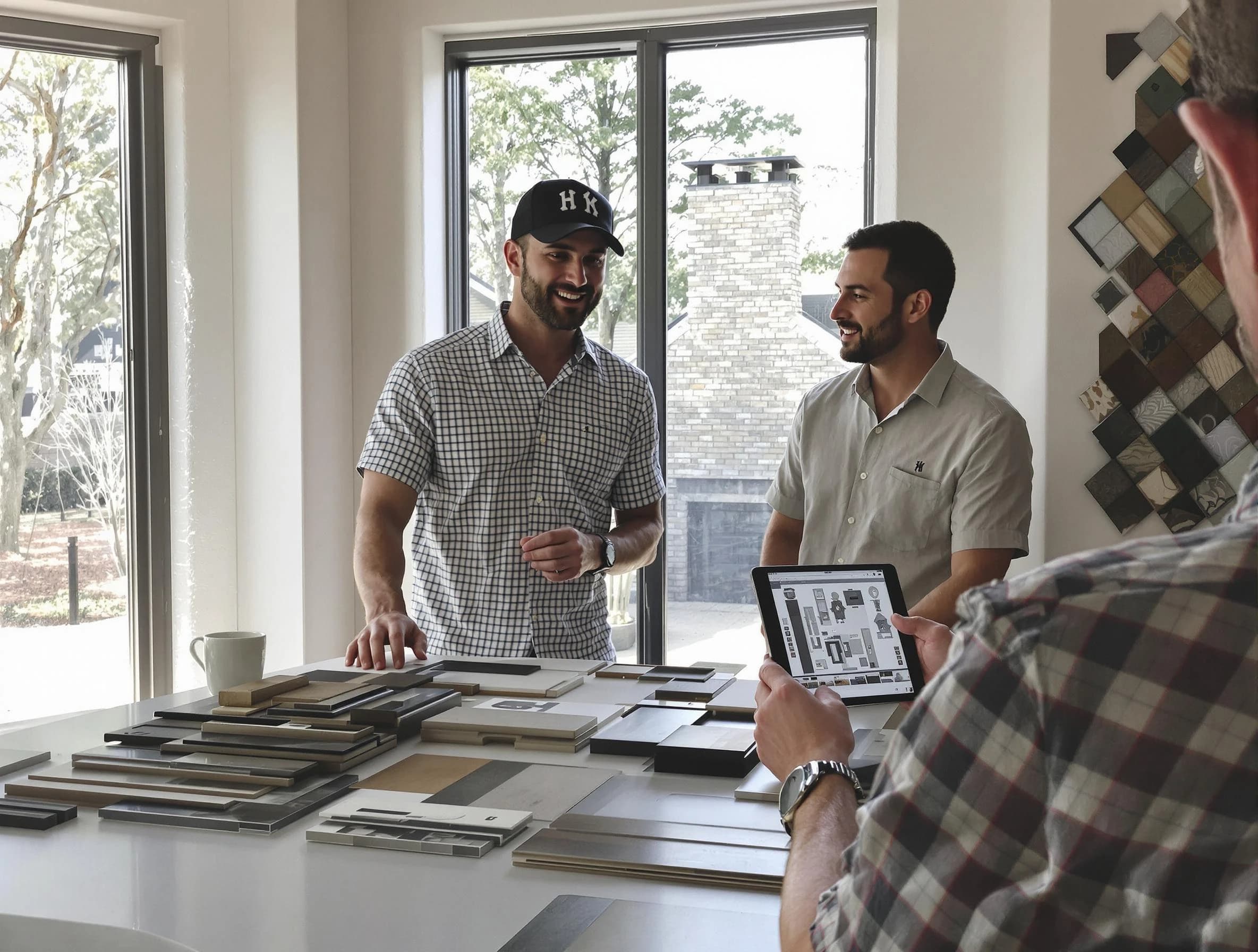 Highland Chimney Sweep remodeling a chimney and fireplace in Highland, UT