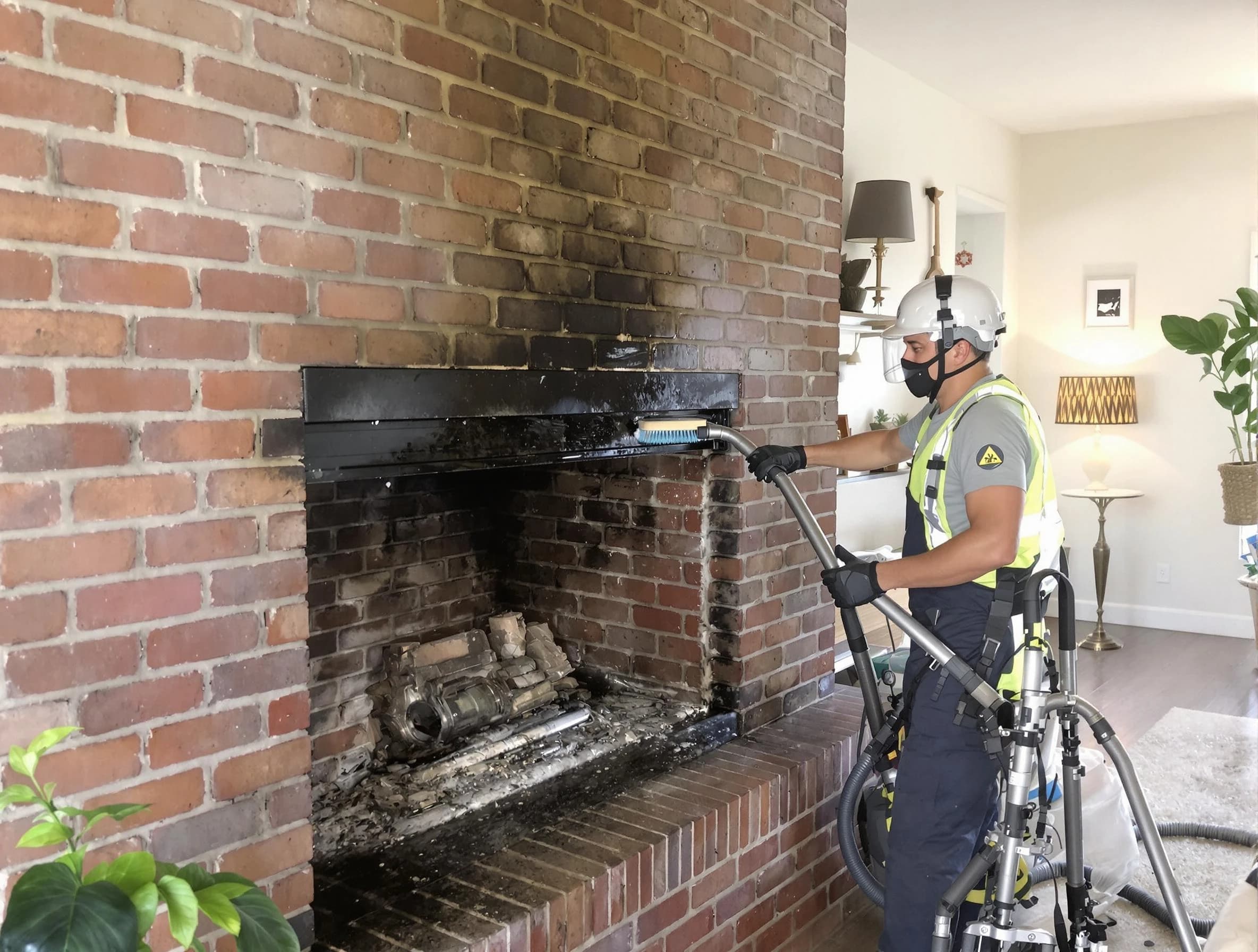 Highland Chimney Sweep providing fireplace cleaning services in Highland, UT
