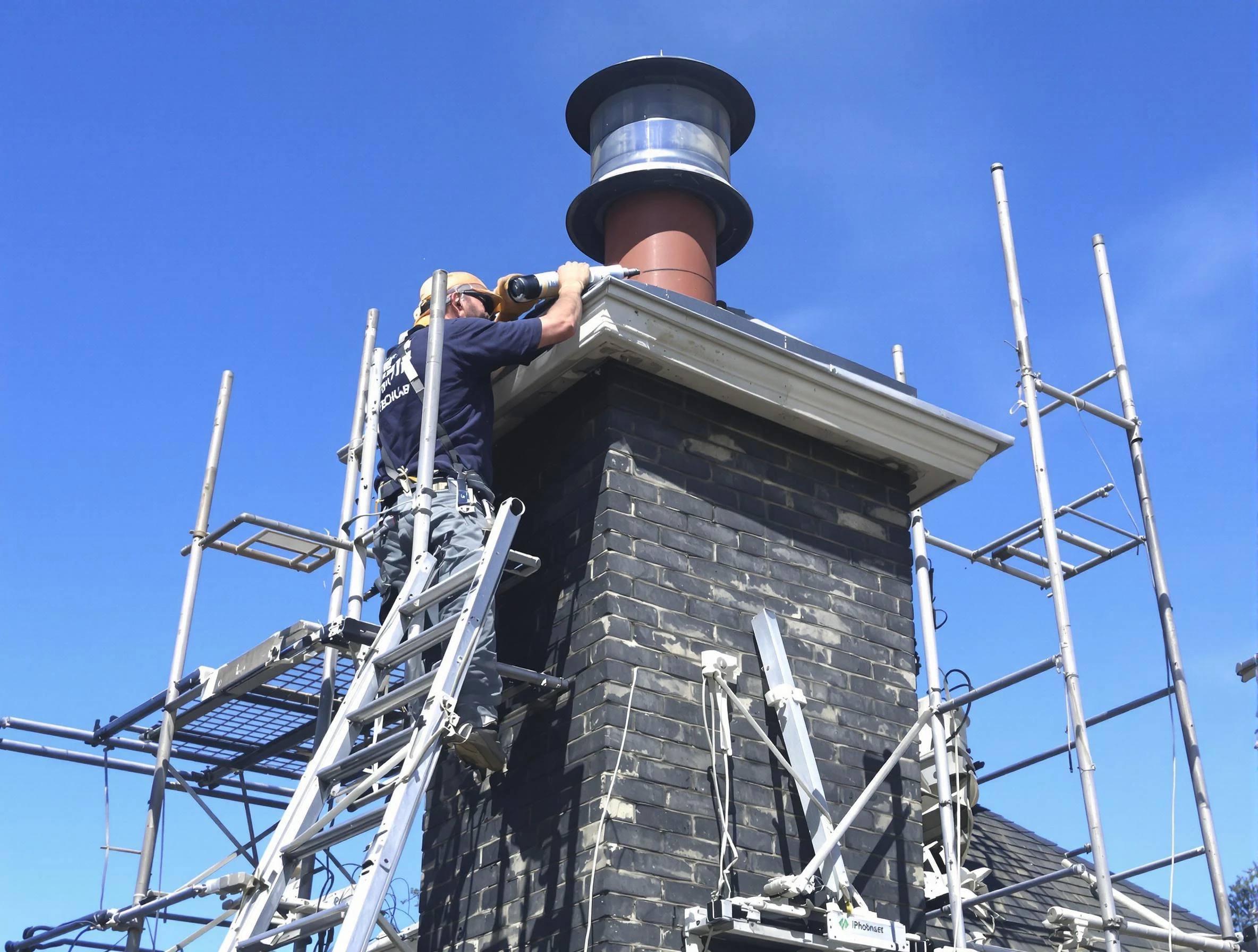 Sturdy chimney crown finished by Highland Chimney Sweep in Highland, UT